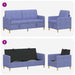 Bankenset met opbergruimte 2 st Jeans Blauw Polyester