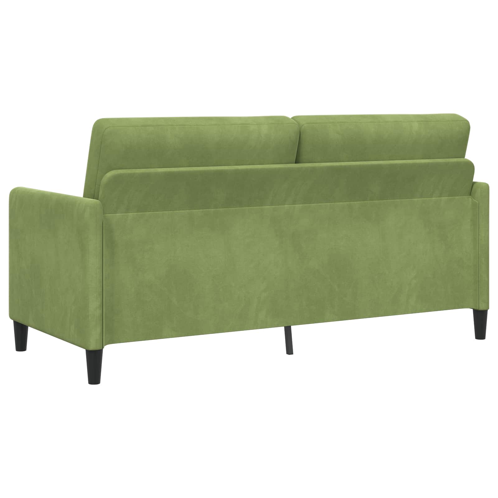Bankenset met opbergruimte 2 st Lichtgroen Polyester