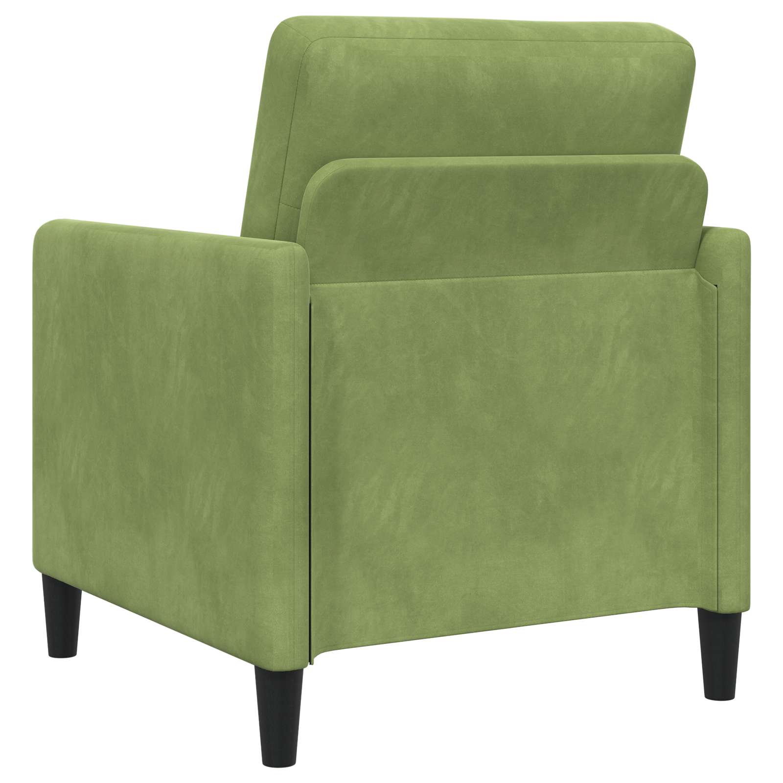Bankenset met opbergruimte 2 st Lichtgroen Polyester