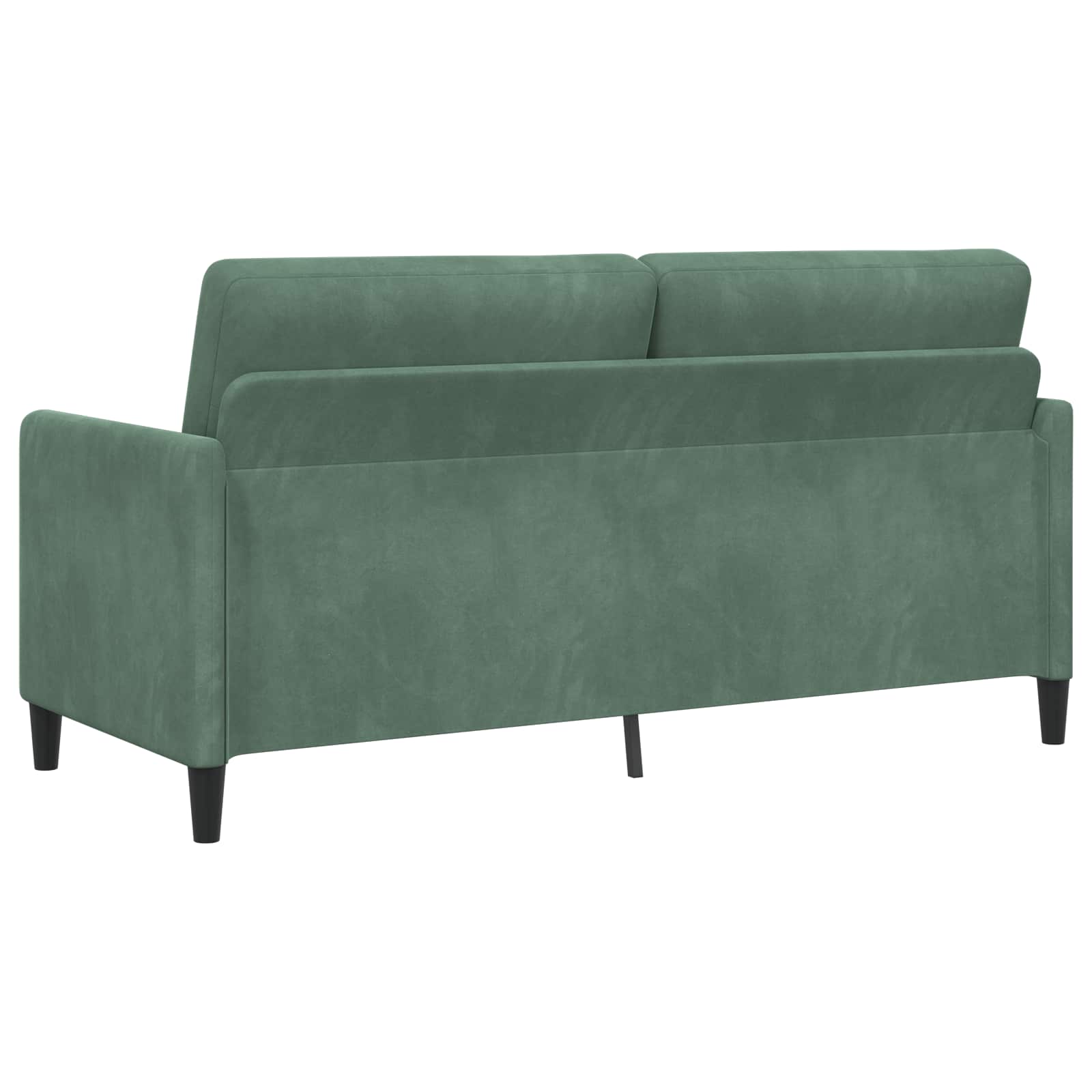 Bankenset met opbergruimte 2 st Zeegroen Polyester