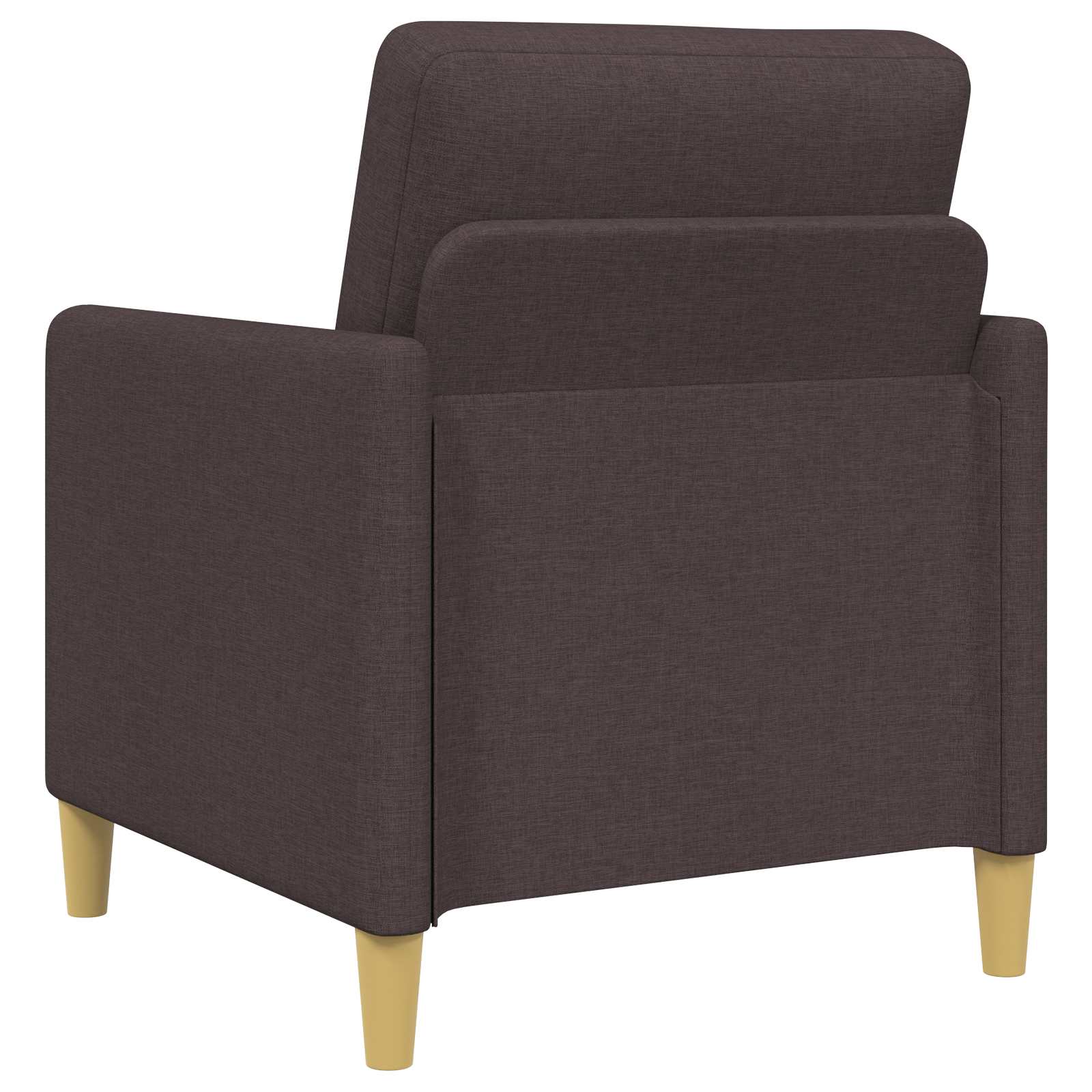Bankenset met opbergruimte 2 st Donkerbruin Polyester