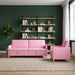 Bankenset met opbergruimte 2 st Roze Polyester