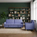 Bankenset met opbergruimte 2 st Jeans Blauw Polyester