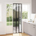 Insect deurenscherm met gaaskleed Zwart 70 x 220 cm Polyester