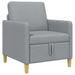 Bank met opslag Lichtgrijs 72 x 78 x 87 cm Polyester