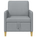 Bank met opslag Lichtgrijs 72 x 78 x 87 cm Polyester