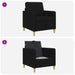 Bank met opslag Zwart 72 x 78 x 87 cm Polyester