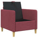 Bank met opslag Wijnrood 72 x 78 x 87 cm Polyester