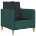 Bank met opslag Donkergroen 72 x 78 x 87 cm Polyester