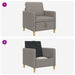 Bank met opslag Taupe 72 x 78 x 87 cm Polyester