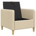 Bank met opslag Crèmekleurig 72 x 78 x 87 cm Polyester