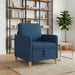 Bank met opslag Blauw 72 x 78 x 87 cm Polyester