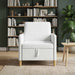 Bank met opslag Wit 72 x 78 x 87 cm Polyester