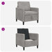 Bank met opslag Lichtgrijs 72 x 78 x 87 cm Polyester