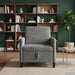 Bank met opslag Donkergrijs 72 x 78 x 87 cm Polyester