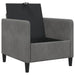 Bank met opslag Donkergrijs 72 x 78 x 87 cm Polyester