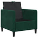 Bank met opslag Donkergroen 72 x 78 x 87 cm Polyester