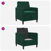 Bank met opslag Donkergroen 72 x 78 x 87 cm Polyester