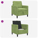 Bank met opslag Lichtgroen 72 x 78 x 87 cm Polyester