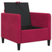 Bank met opslag Wijnrood 72 x 78 x 87 cm Polyester
