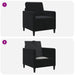 Bank met opslag Zwart 72 x 78 x 87 cm Polyester