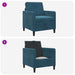 Bank met opslag Blauw 72 x 78 x 87 cm Polyester