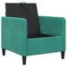 Bank met opslag Turquoise 72 x 78 x 87 cm Polyester