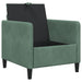 Bank met opslag Zeegroen 72 x 78 x 87 cm Polyester