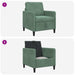 Bank met opslag Zeegroen 72 x 78 x 87 cm Polyester