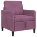 Bank met opslag Paars 72 x 78 x 87 cm Polyester