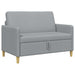Bank met opslag Lichtgrijs 122 x 78 x 87 cm Polyester