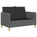 Bank met opslag Donkergrijs 122 x 78 x 87 cm Polyester