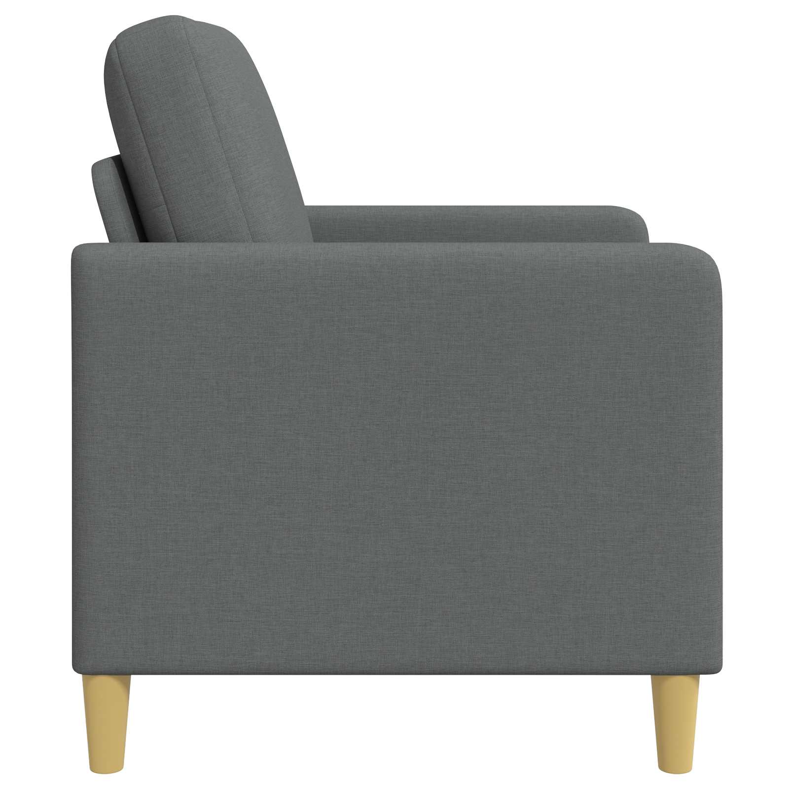 Bank met opslag Donkergrijs 122 x 78 x 87 cm Polyester