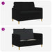 Bank met opslag Zwart 122 x 78 x 87 cm Polyester
