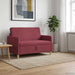 Bank met opslag Wijnrood 122 x 78 x 87 cm Polyester