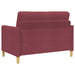 Bank met opslag Wijnrood 122 x 78 x 87 cm Polyester