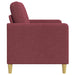 Bank met opslag Wijnrood 122 x 78 x 87 cm Polyester