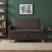 Bank met opslag Donkerbruin 122 x 78 x 87 cm Polyester