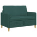 Bank met opslag Donkergroen 122 x 78 x 87 cm Polyester