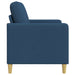 Bank met opslag Blauw 122 x 78 x 87 cm Polyester