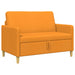 Bank met opslag Donkergeel 122 x 78 x 87 cm Polyester