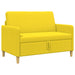Bank met opslag Lichtgeel 122 x 78 x 87 cm Polyester
