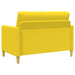 Bank met opslag Lichtgeel 122 x 78 x 87 cm Polyester