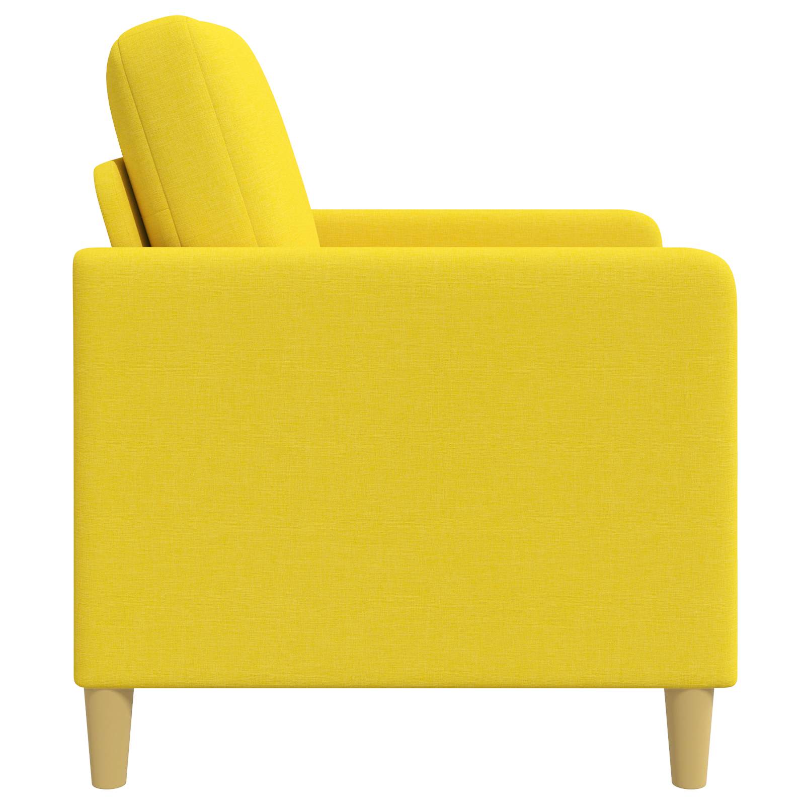 Bank met opslag Lichtgeel 122 x 78 x 87 cm Polyester