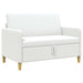 Bank met opslag Wit 122 x 78 x 87 cm Polyester