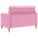 Bank met opslag Roze 122 x 78 x 87 cm Polyester