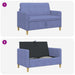 Bank met opslag Jeans Blauw 122 x 78 x 87 cm Polyester