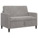 Bank met opslag Lichtgrijs 122 x 78 x 87 cm Polyester