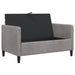 Bank met opslag Lichtgrijs 122 x 78 x 87 cm Polyester