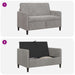 Bank met opslag Lichtgrijs 122 x 78 x 87 cm Polyester